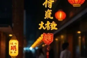 霓虹法则封面：赛博都市街道与密集霓虹招牌