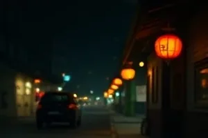 山雨欲来封面：乌云压顶的山村与一盏孤灯
